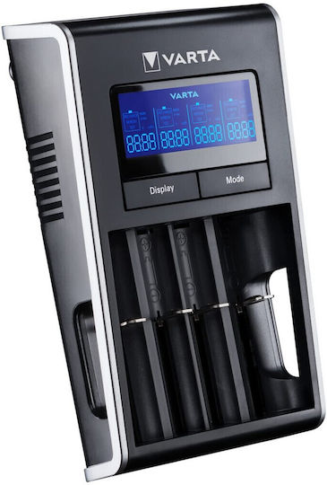 Varta Dual Tech Charger 4 Batteries Li-ion/Ni-MH Size AA/AAA/18650/14500