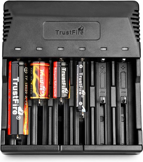 Trustfire TR-012 Încărcător De 6 Baterii Ni-MH Dimensiunea AA/AAA/18650