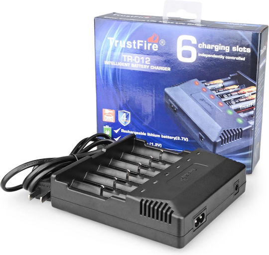 Trustfire TR-012 Încărcător De 6 Baterii Ni-MH Dimensiunea AA/AAA/18650