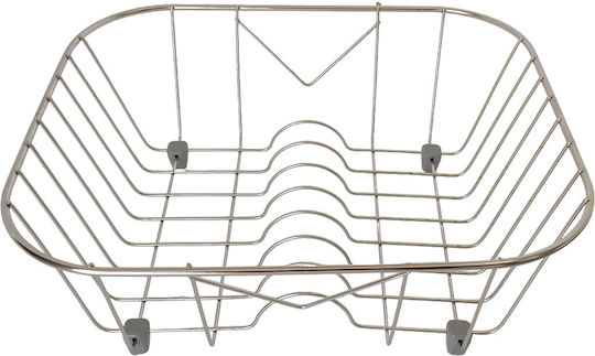 Sanitec Νο 20 Στραγγιστήρι Γούρνας Inox Ασημί 35.5x31cm