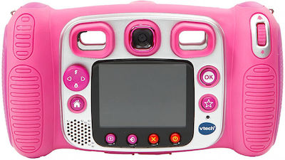 Vtech Kidizoom Duo 5.0 Kompakte Kamera 5MP Optischer Zoom 4x mit Bildschirmgröße 2.4" und Videoauflösung 320 x 240 Pixel Rosa