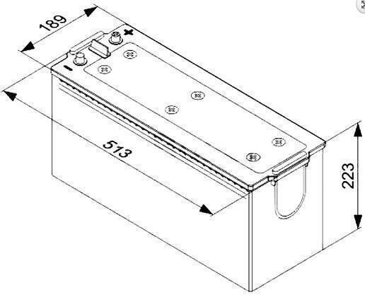 Mitsuba D140 Photovoltaik-Batterie Offener Typ Tieftzyklus 12V 140Ah