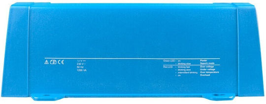 Victron Energy Phoenix VE.Direct Schuko 12/1200 Pure Sine Wave Power Inverter with 12V Input Voltage (Single Phase) PIN121220200