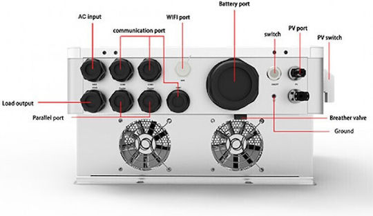 Sorotec REVO HES Series On and Off Grid Solar Inverter Rated Power 5600W
