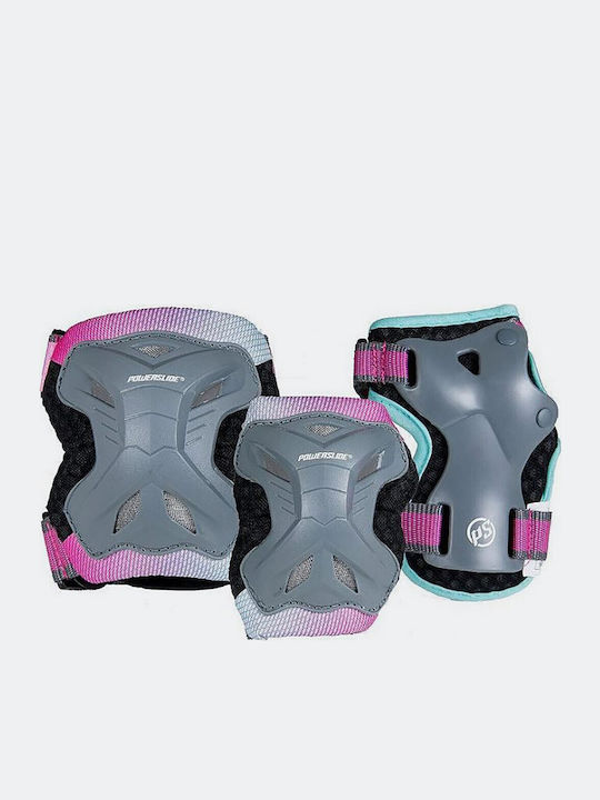 Powerslide Pro Girls Παιδικό Σετ Προστατευτικών