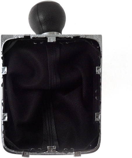 6 Shift Knob with Bubble with Bubble Leather Universal Volkswagen Passat 3C 2006+ Black