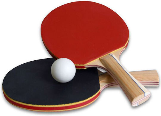 Garlando Thunder Plus Set Rachete Ping Pong pentru Jucători Începători