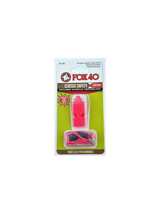 Fox40 Classic Safety Fluier sportiv de Arbitri Cu șnur