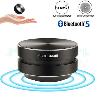 duraMOBI 50529 Bluetooth-Lautsprecher 3W mit Radio und Batterielaufzeit bis zu 6 Stunden Schwarz