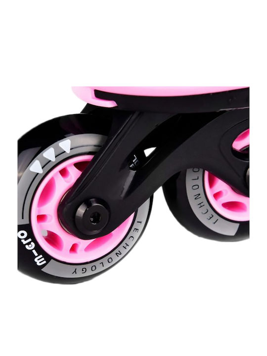 Micro Joy Inline Αυξομειούμενα Rollers Μαύρα Παιδικά