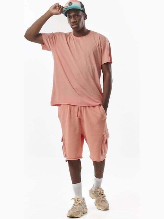 033322 Herrenshorts Cargo Orange