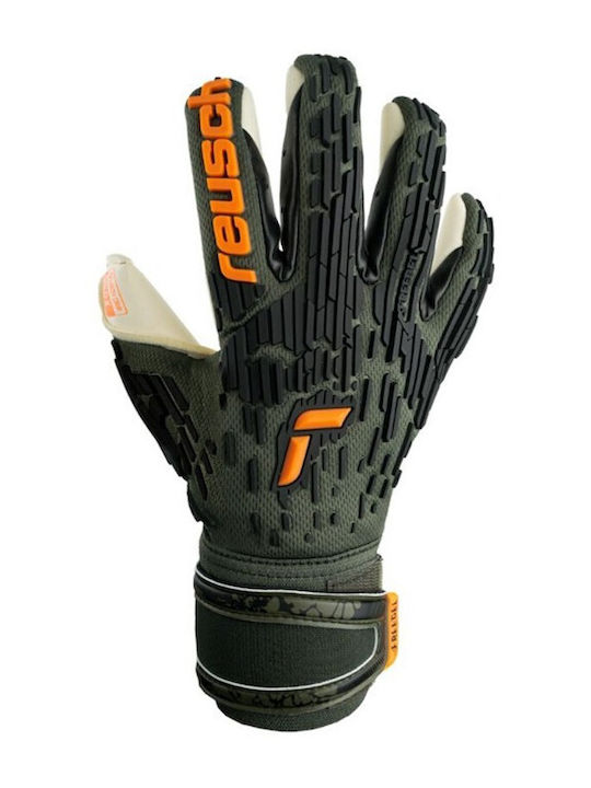 Reusch Attrakt Freegel Gold X Γάντια Τερματοφύλακα Ενηλίκων Πράσινα
