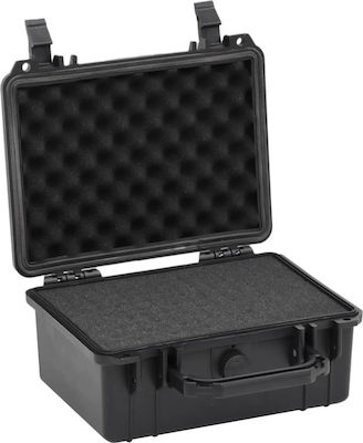 vidaXL Camera Suitcase 24 x 19 x 11 cm in Black Color