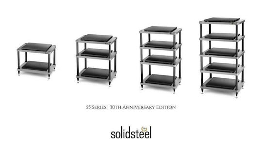 Solidsteel S5-5 Advanced Rack 5 Επιπέδων Λευκό 58.4x108.5x43cm