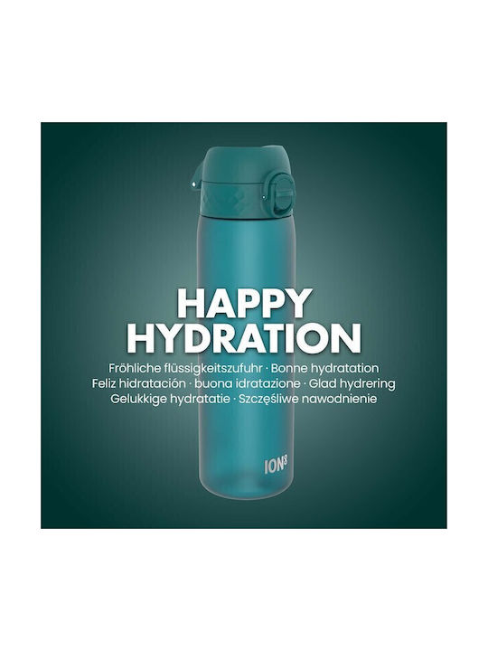 Ion8 Πλαστικό Παγούρι 600ml Τιρκουάζ