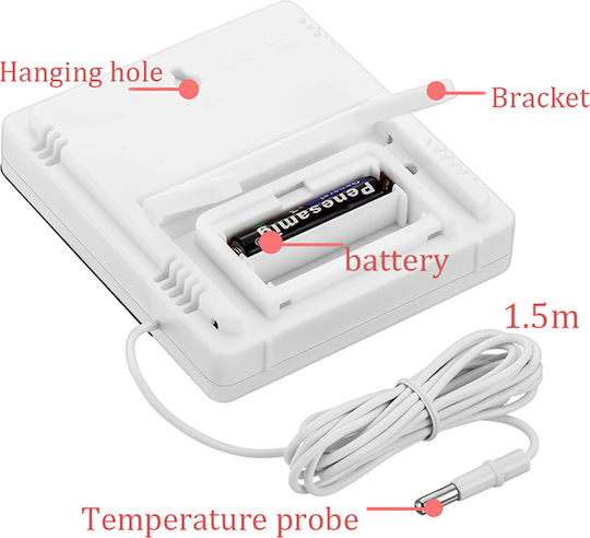 Tele Digital Thermometer & Hygrometer