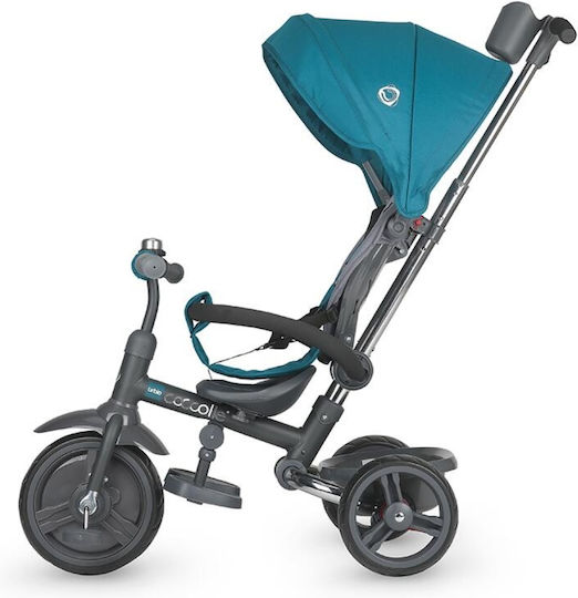 Coccolle Urbio Foldable and Convertible for 1.5+ Years Turquoise Kids Tricycles
