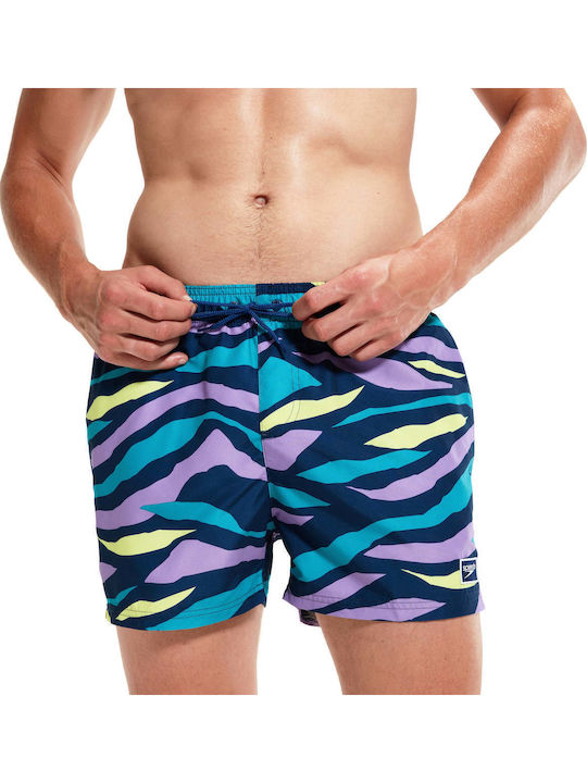 Men Men's Swimwear Shorts Multicolour with Patterns