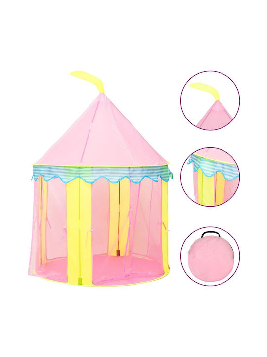 vidaXL Kids Castle Play Tent 3107745 Pink
