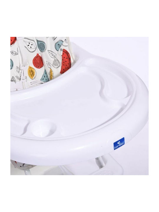 Lorelli Bonbon Foldable Baby Highchair White Teddy Bear