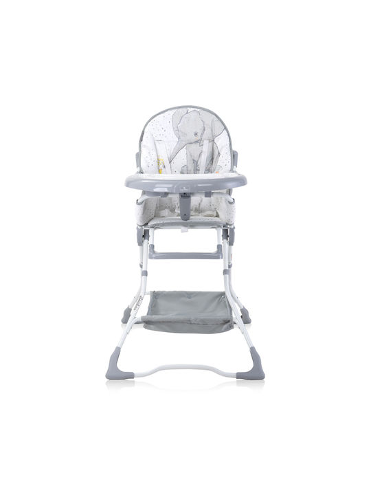 Lorelli Bonbon Foldable Baby Highchair Noble Gray Hippo