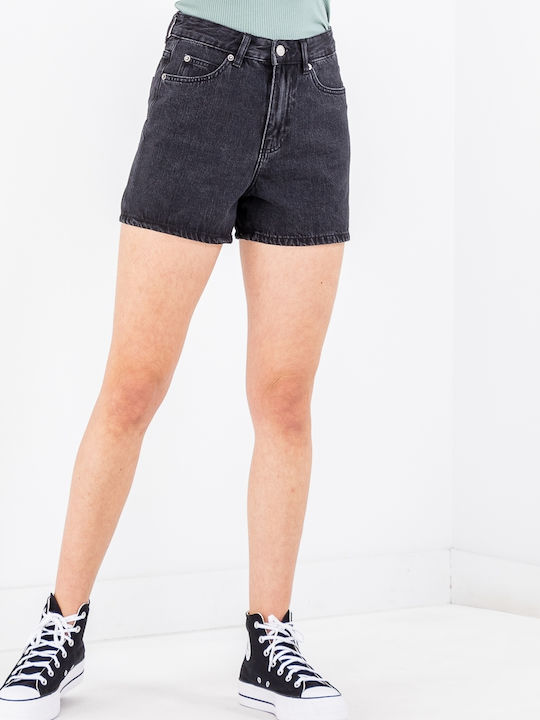 Nora Women's Jean High-waisted Shorts Black