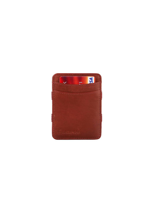 Hunterson Magic Men's Leather Wallet with RFID Burgundy