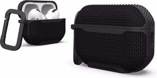 UAG Metropolis Ballistic Armr Pro Θήκη Σιλικόνης με Γάντζο σε Μαύρο χρώμα για Apple AirPods Pro 2