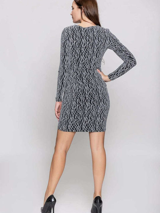 Vero Moda Mini Abendkleid Silber