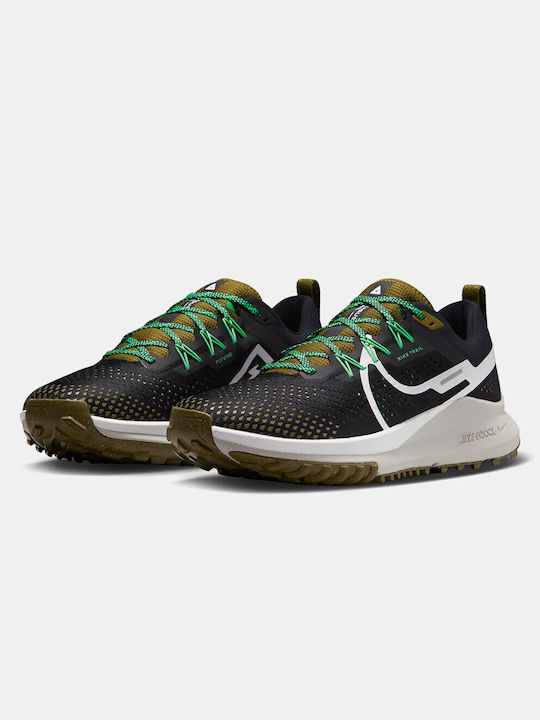 React Pegasus Trail 4 Ανδρικά Αθλητικά Παπούτσια Trail Running Μαύρα