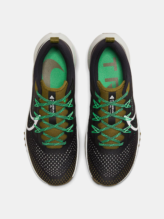 React Pegasus Trail 4 Ανδρικά Αθλητικά Παπούτσια Trail Running Μαύρα