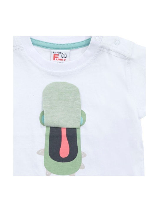 Funky Kids T-shirt White