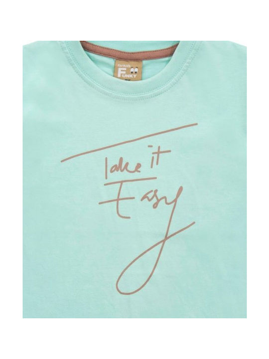 Funky Kids T-shirt Turquoise