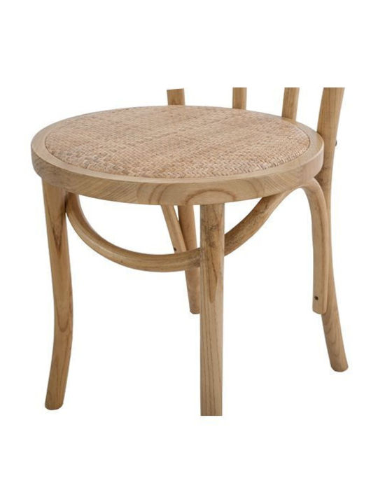 Montreal Cafe Wooden Chair Dark Honey 40x40x87cm