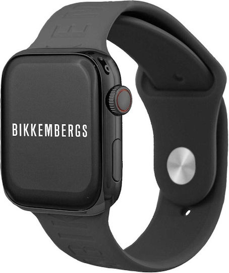 Bikkembergs BK06 Medium Aluminiu Smartwatch cu Pulsometru (Negru)