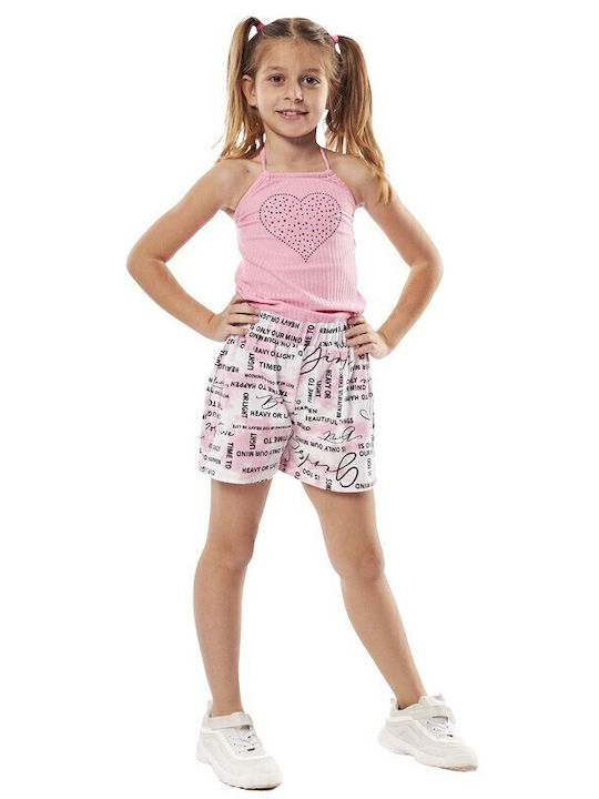 Kids' Fabric Jumpsuit Shorts/Bermudas Pink