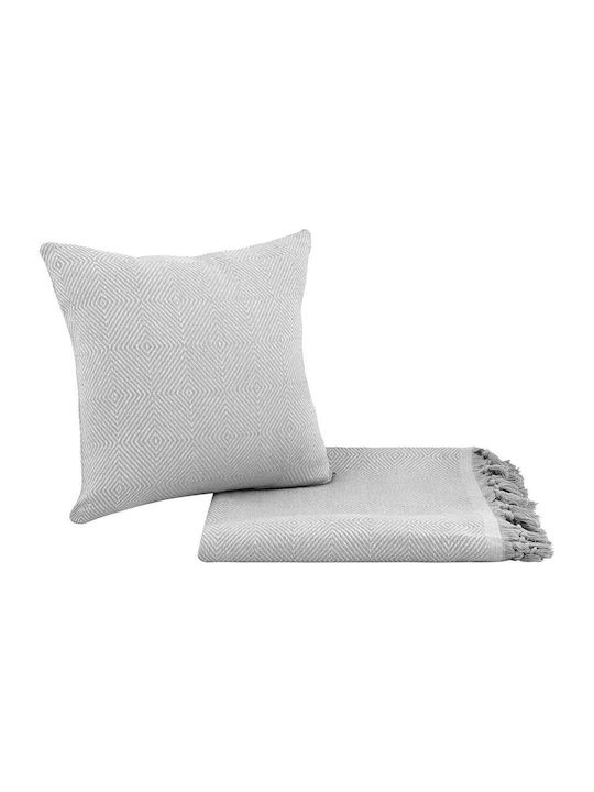 Madi Vorm Ριχτάρι Πολυθρόνας 180x190εκ. Grey 2829-01