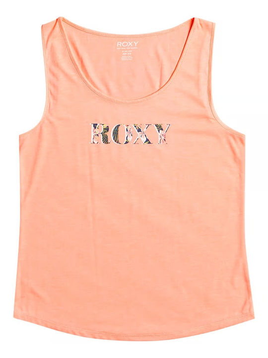 Losing My Mind Women's Athletic Blouse Sleeveless Orange