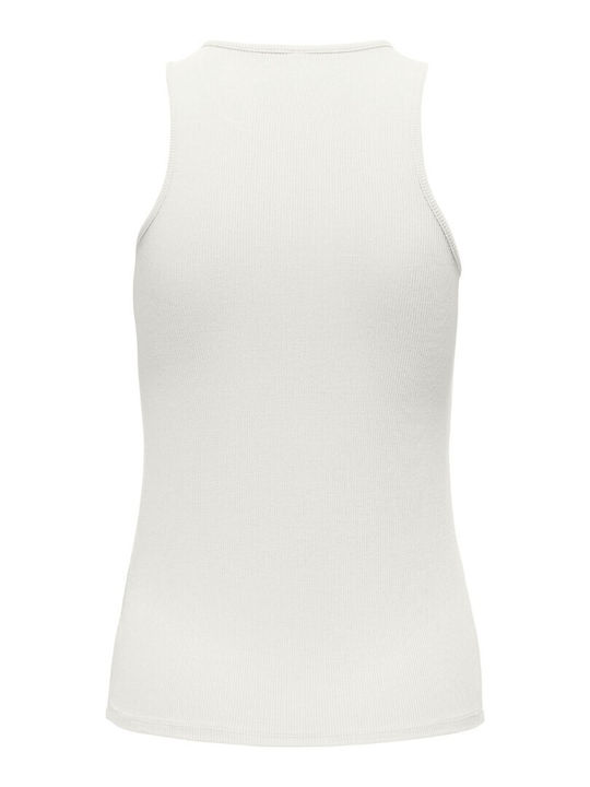 Only Women's Summer Blouse Sleeveless White