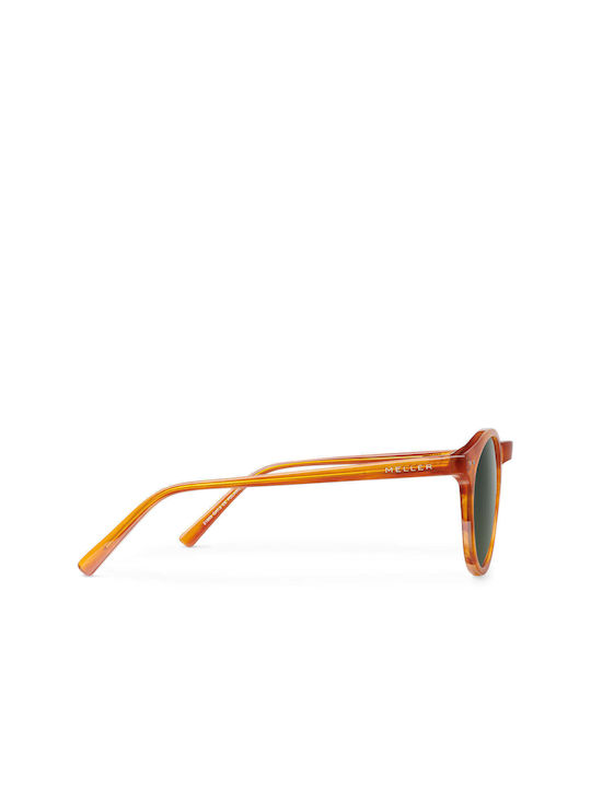 Meller Kubu Unisex Sunglasses with Plastic Frame Orange Tigris Olive ACB-K-NARTIGOLI
