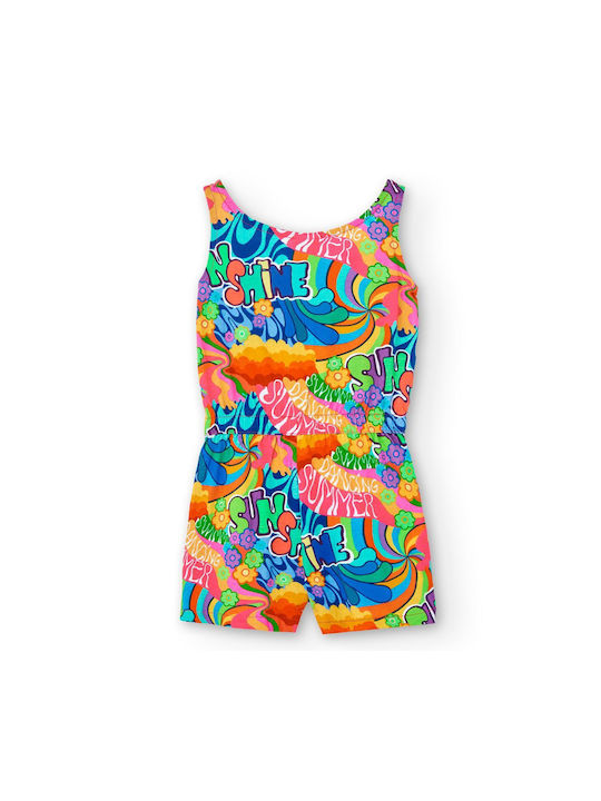 Boboli Kids One-piece Fabric Shorts/Bermuda Multicolour