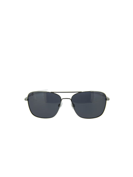 Invu Men's Sunglasses with Gold Metal Frame and Green Polarized Lens B1206A