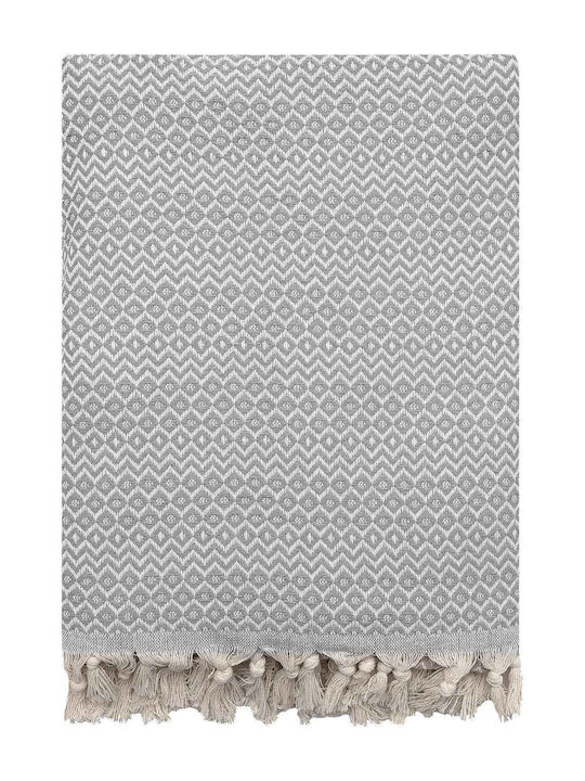 Madi Three-Seater Sofa Throw Herhaling 190x300cm Grey