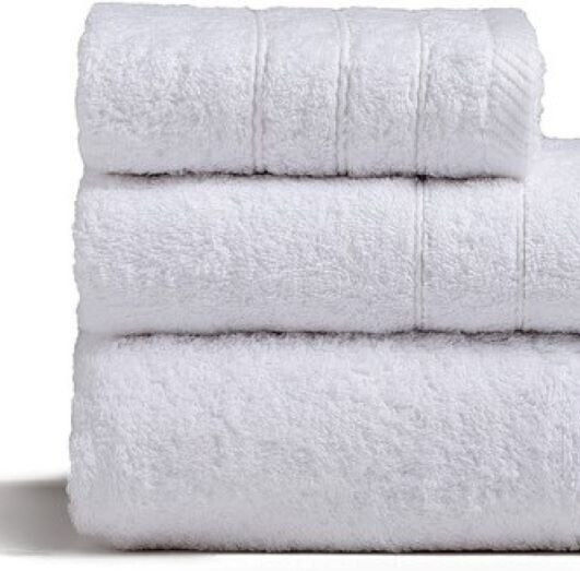 Melinen Πετσέτα Προσώπου Fresca 50x90εκ. White Βάρους 500gr/m²