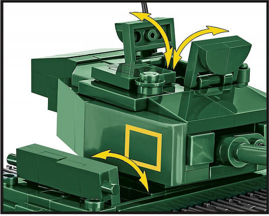 Cobi Building Blocks Company of Heroes - 3 Churchill Mk III for 9+ Years 654 Pieces