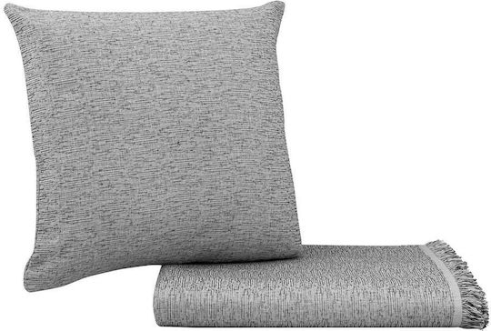 Madi Monocolore Ριχτάρι Πολυθρόνας 170x180εκ. Grey 2819-01