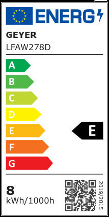Geyer LED Bulb 8W for Socket E27 and Shape A60 Warm White 600lm Dimmable