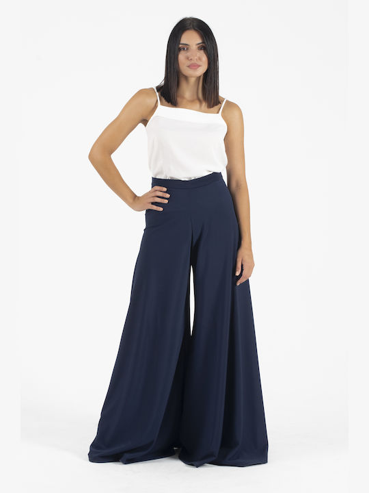 JULY TWO WOMEN'S DARK BLUE DARK PANTS AW173114