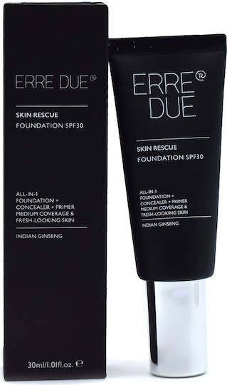 Erre Due Skin Rescue Liquid Foundation SPF30 Soft Sand 30ml