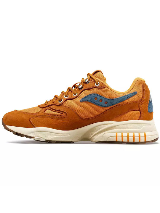 Saucony Originals 3d Grid Hurricane Sneakers Brown